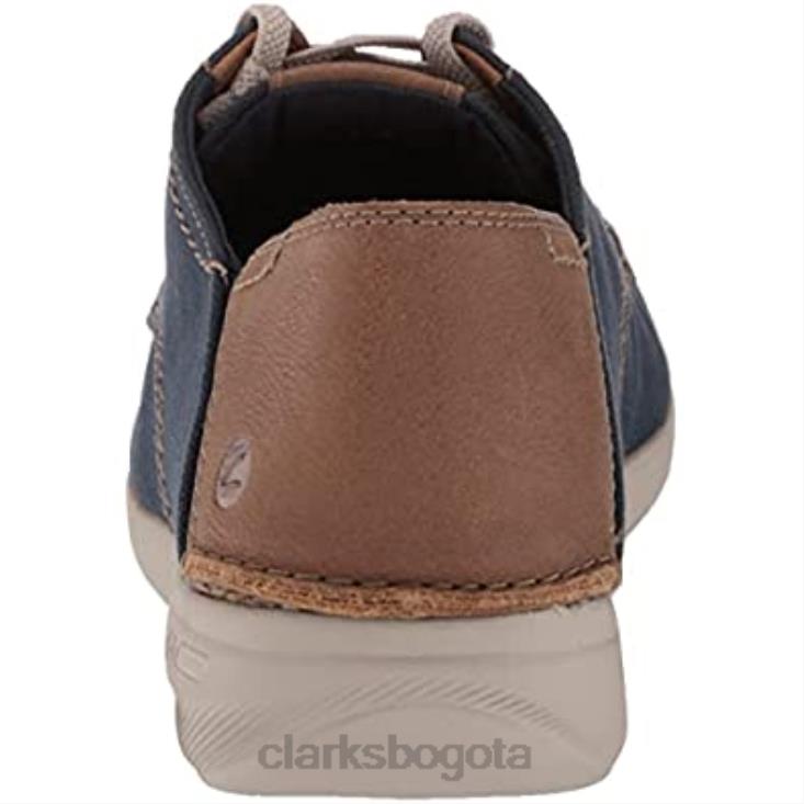 Clarks 0DX8L2034 Zapatilla Clarks Hombre Gorwlace Azul Marino Textil hombres textil azul marino