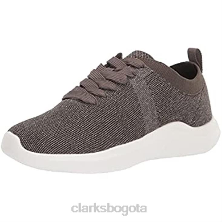 Clarks 0DX8L2036 Zapatilla nova glint combi color oliva oscuro para mujer clarks mujer combinación oliva oscuro