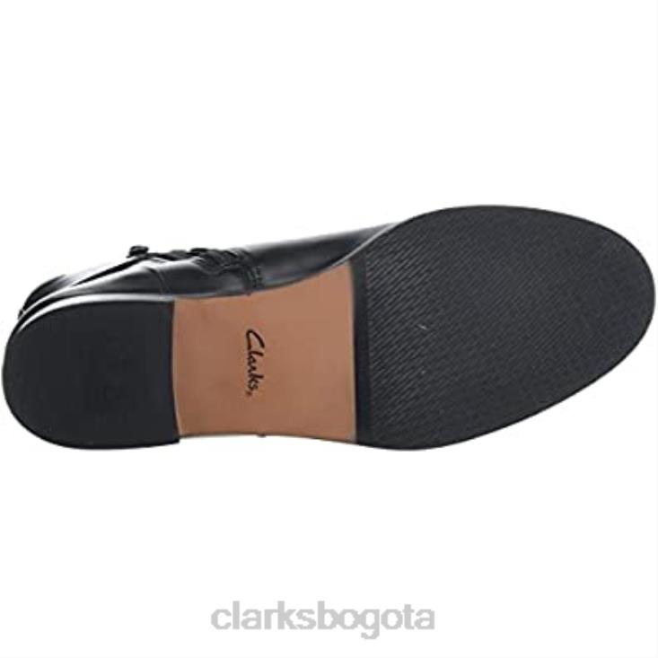 Clarks 0DX8L2037 botas de moda con hebilla hamble para mujer clarks cuero negro mujer cuero negro