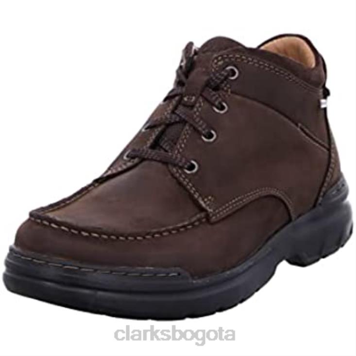 Clarks 0DX8L204 botas rockie 2 hi gore-tex nobuck marrón clarks unisexo