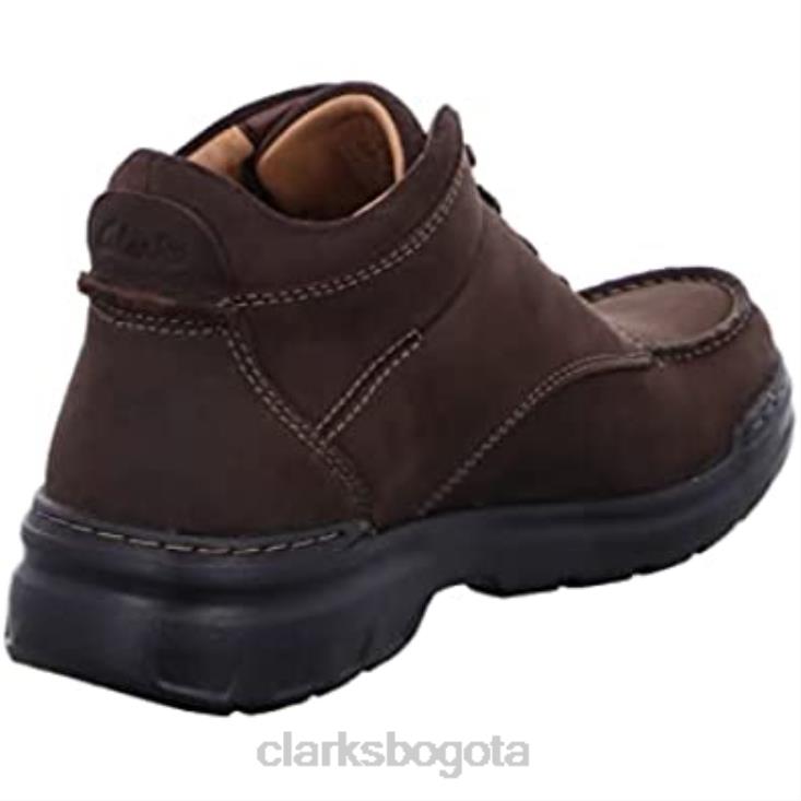 Clarks 0DX8L204 botas rockie 2 hi gore-tex nobuck marrón clarks unisexo