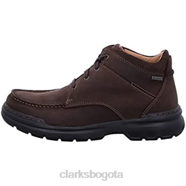 Clarks 0DX8L204 botas rockie 2 hi gore-tex nobuck marrón clarks unisexo