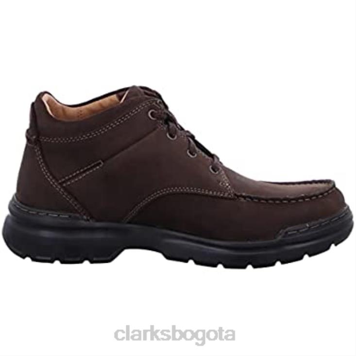 Clarks 0DX8L204 botas rockie 2 hi gore-tex nobuck marrón clarks unisexo