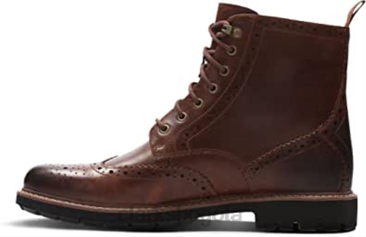 Clarks 0DX8L2046 botas moteras batcombe lord para hombre marrones clarks hombres marrón