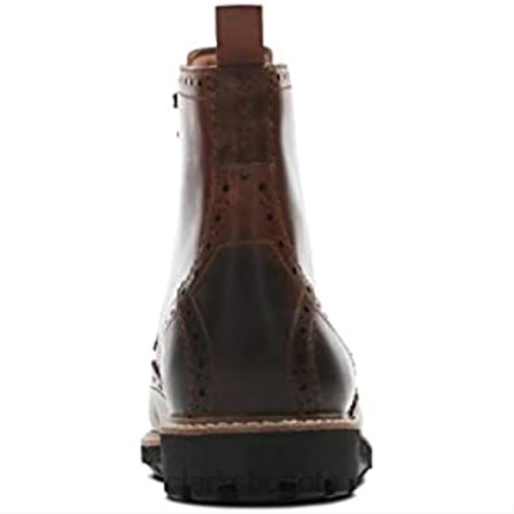 Clarks 0DX8L2046 botas moteras batcombe lord para hombre marrones clarks hombres marrón
