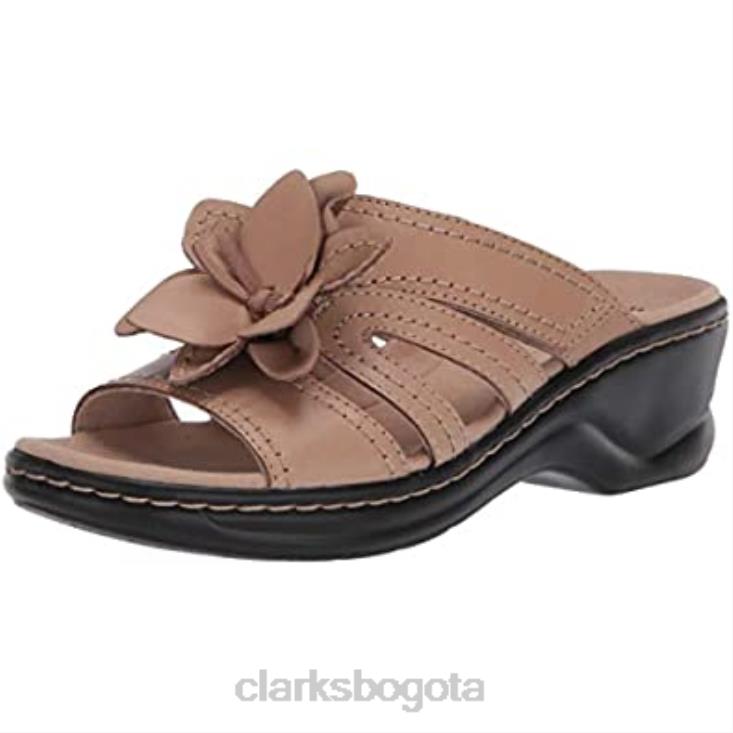 Clarks 0DX8L2053 sandalia lexi opal mujer clarks arena cuero mujer cuero arena