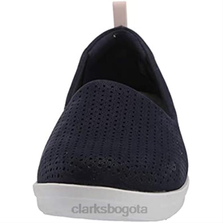 Clarks 0DX8L2055 mocasín mujer ayla blair plano clarks marino nobuk sintético mujer nubuck sintético azul marino