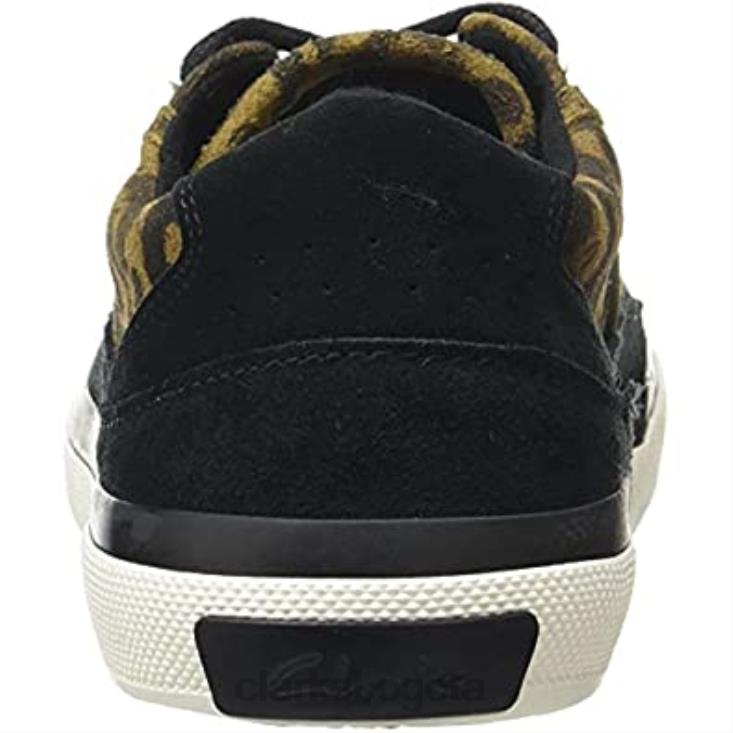 Clarks 0DX8L2056 Zapatilla clarks aceley de ante de leopardo para mujer mujer ante de leopardo