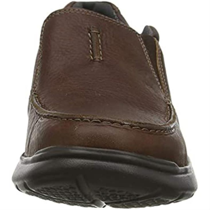 Clarks 0DX8L2057 Mocasines clarks cotrell free de cuero marrón tabaco para hombre hombres cuero marrón tabaco