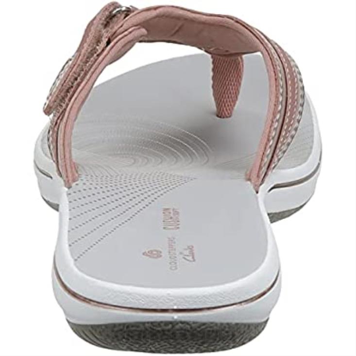 Clarks 0DX8L2065 Chanclas Clarks Rose Gold Breeze Sea para mujer mujer oro rosa