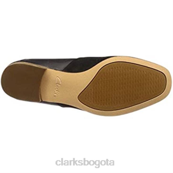 Clarks 0DX8L2066 Mocasín clarks mujer pure tone plano negro mujer combi negro combi negro