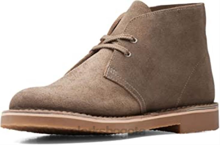 Clarks 0DX8L2085 bota chukka bushacre 3 para hombre clarks sand encerado ante hombres gamuza encerada arena