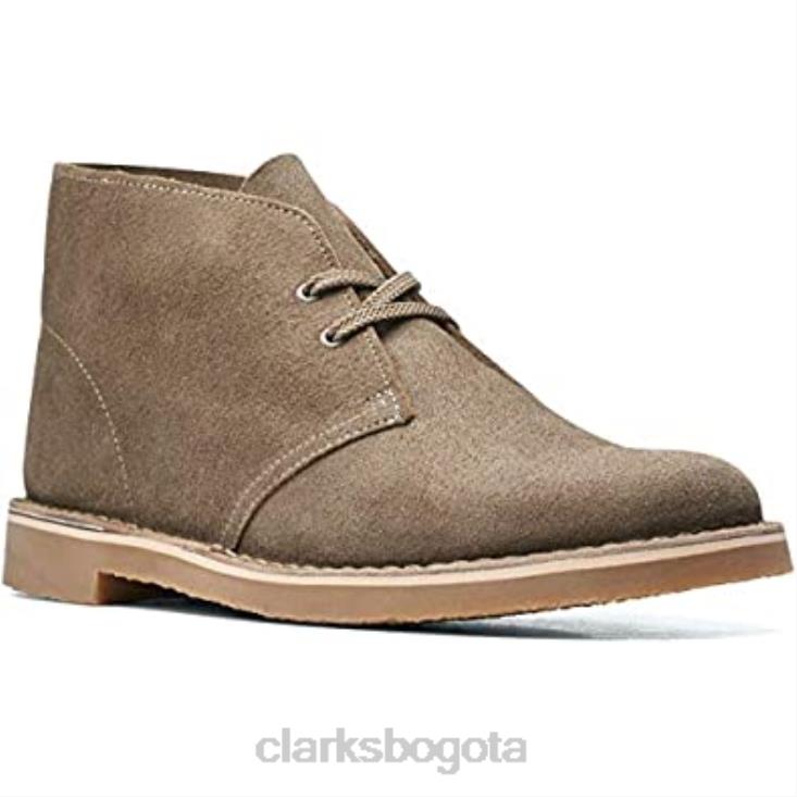 Clarks 0DX8L2085 bota chukka bushacre 3 para hombre clarks sand encerado ante hombres gamuza encerada arena
