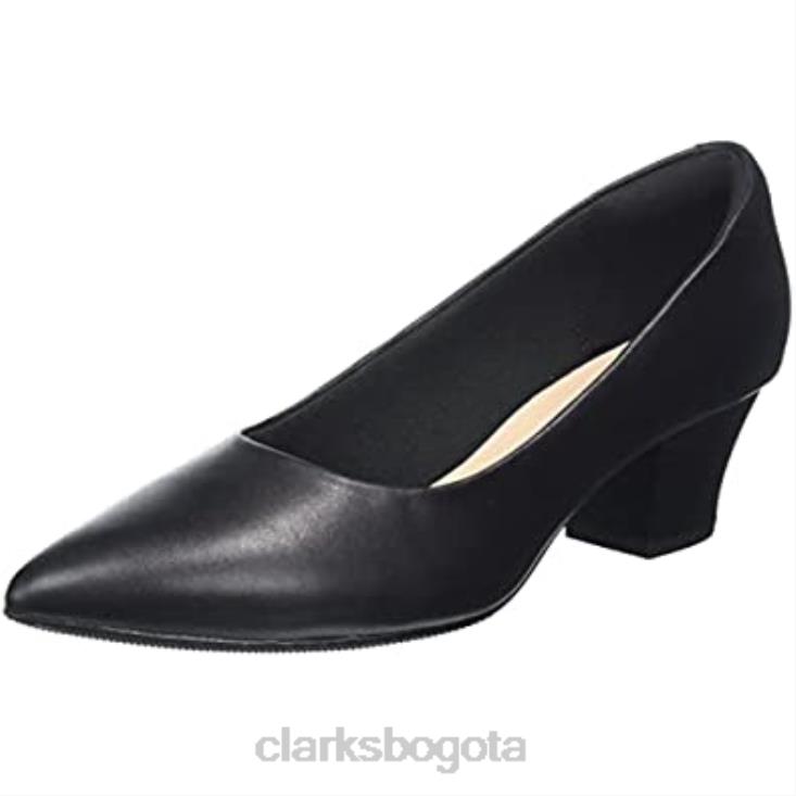 Clarks 0DX8L2088 Zapatos de tacón teresa step de mujer clarks negros mujer cuero negro