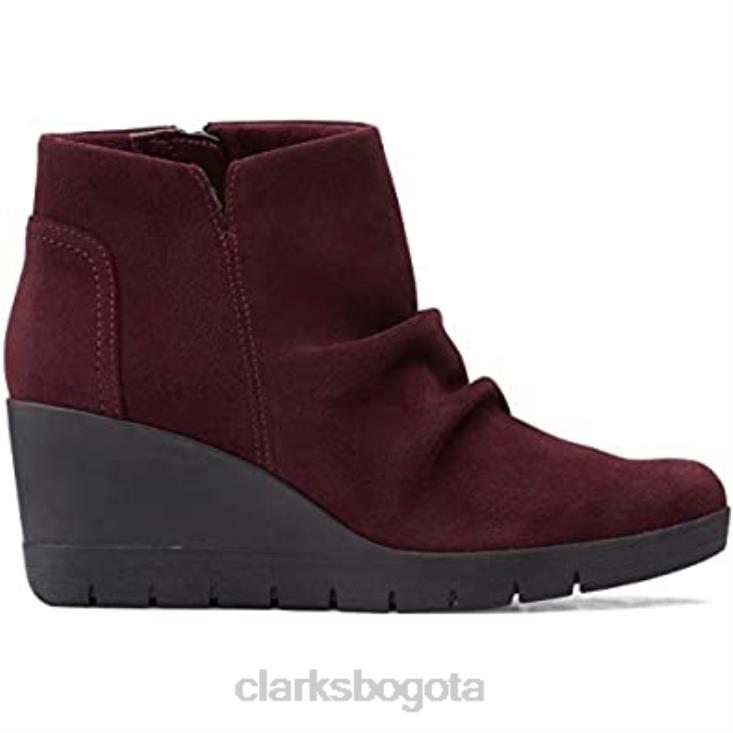 Clarks 0DX8L2096 clarks madera way ante burdeos unisexo ante burdeos
