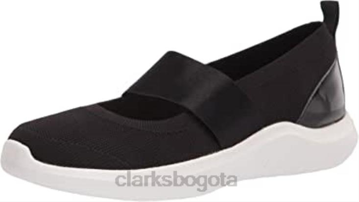 Clarks 0DX8L2097 Zapatilla clarks nova sol de punto negro para mujer mujer punto negro
