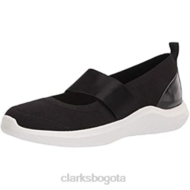 Clarks 0DX8L2097 Zapatilla clarks nova sol de punto negro para mujer mujer punto negro