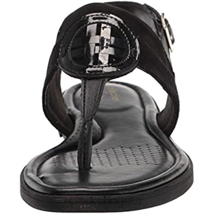 Clarks 0DX8L2098 Sandalia plana clarks reyna glam mujer negro sintético interest combi mujer combi de interés sintético negro