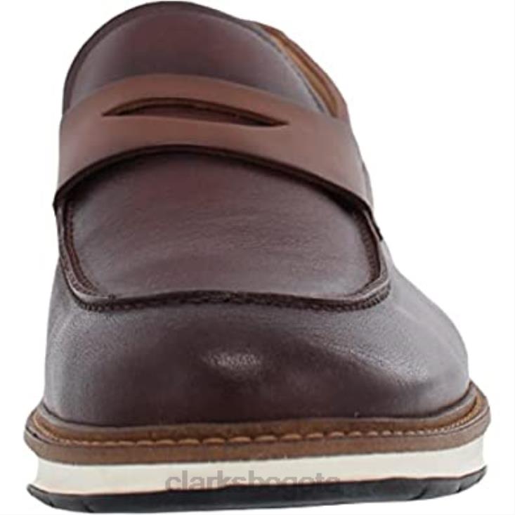 Clarks 0DX8L210 bolígrafo clarks chantry ny cuero tostado unisexo cuero marrón