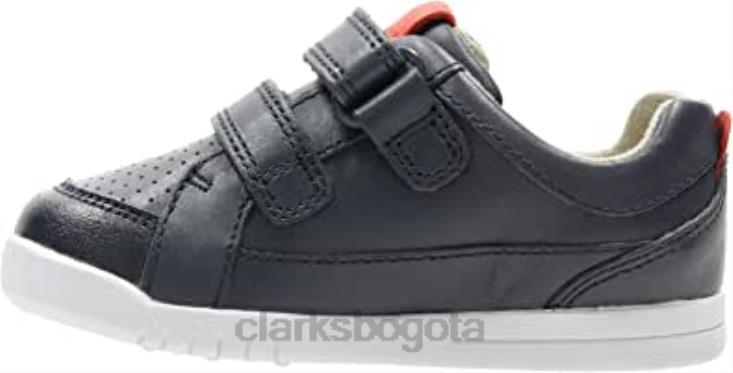 Clarks 0DX8L2100 primeros zapatos de niño azul marino emery walk clarks niños Armada