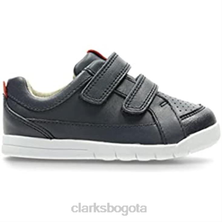Clarks 0DX8L2100 primeros zapatos de niño azul marino emery walk clarks niños Armada