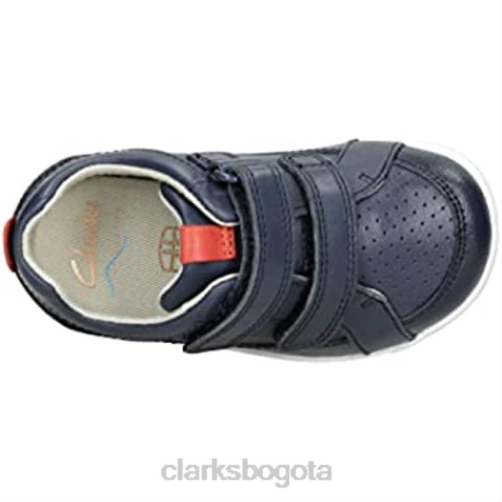 Clarks 0DX8L2100 primeros zapatos de niño azul marino emery walk clarks niños Armada