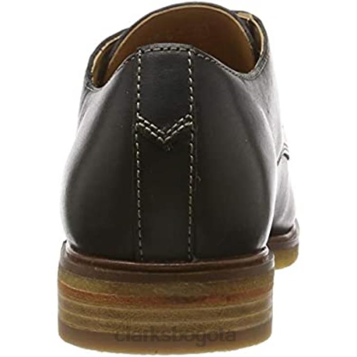 Clarks 0DX8L2101 clarkdaleapron derbys para hombre clarks negro hombres cuero negro cuero negro