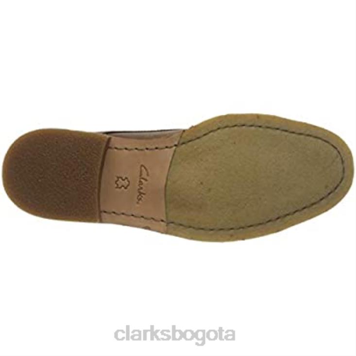 Clarks 0DX8L2104 Botas clásicas lea clarks clarkdale bara marrón tostado oscuro para hombre hombres marrón oscuro bronceado lea