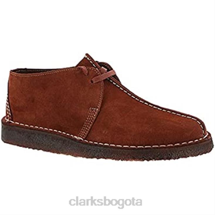 Clarks 0DX8L211 zapatos clarks desert trek de ante burdeos para hombre hombres