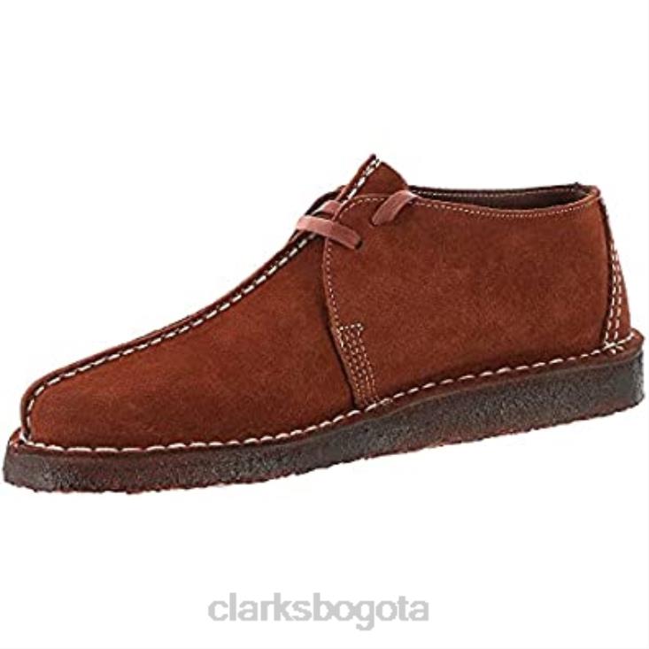 Clarks 0DX8L211 zapatos clarks desert trek de ante burdeos para hombre hombres
