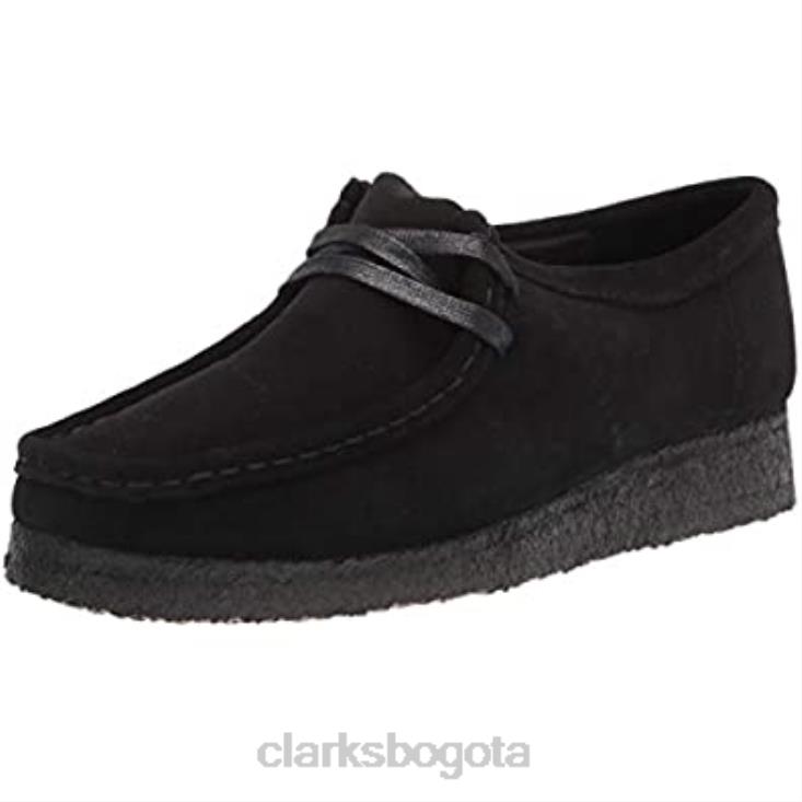Clarks 0DX8L2120 zapatos clarks wallabee de mujer en ante negro mujer ante negro