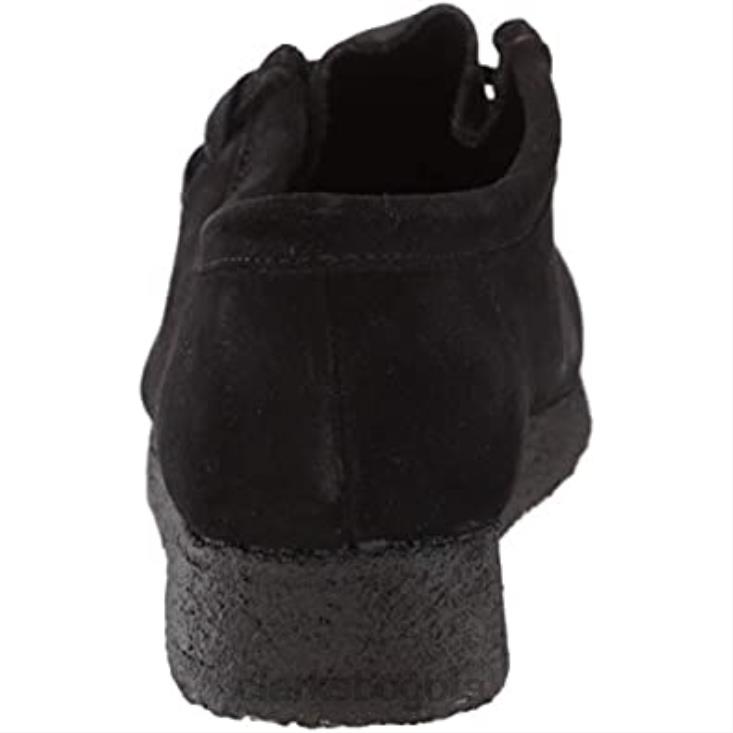 Clarks 0DX8L2120 zapatos clarks wallabee de mujer en ante negro mujer ante negro