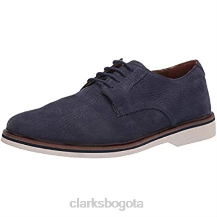 Clarks 0DX8L2125 clarks malwood plaoxford nubuck azul marino para hombre hombres nubuck azul marino