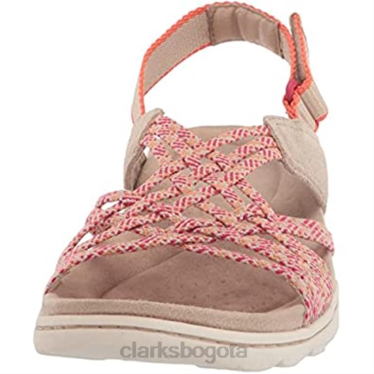 Clarks 0DX8L2128 Sandalia de pescador clarks amanda facilidad combi arena para mujer mujer combinación de arena