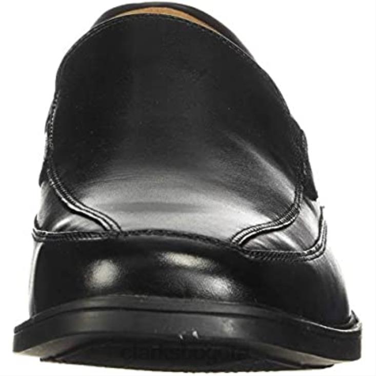 Clarks 0DX8L2130 Mocasines sin cordones clarks tilden free de cuero negro unisexo cuero negro