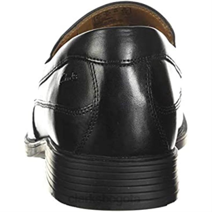 Clarks 0DX8L2130 Mocasines sin cordones clarks tilden free de cuero negro unisexo cuero negro