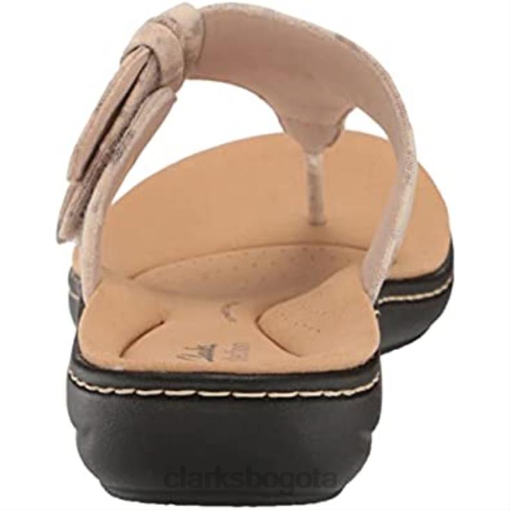 Clarks 0DX8L2132 sandalia plana laurieann rae mujer arena clarks mujer