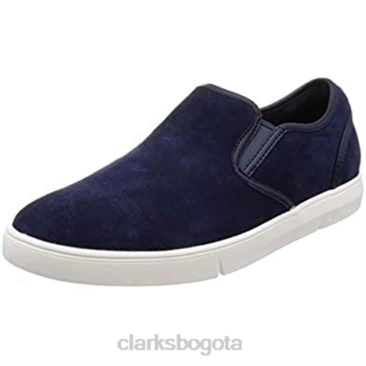 Clarks 0DX8L2145 Mocasines landry step hombre azul clarks (gamuza azul marino) hombres