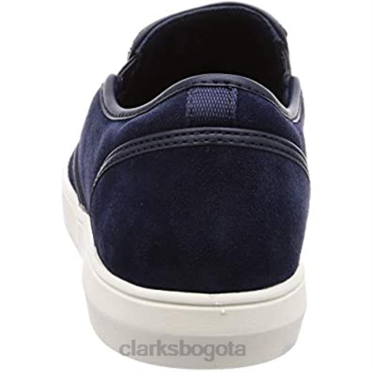 Clarks 0DX8L2145 Mocasines landry step hombre azul clarks (gamuza azul marino) hombres