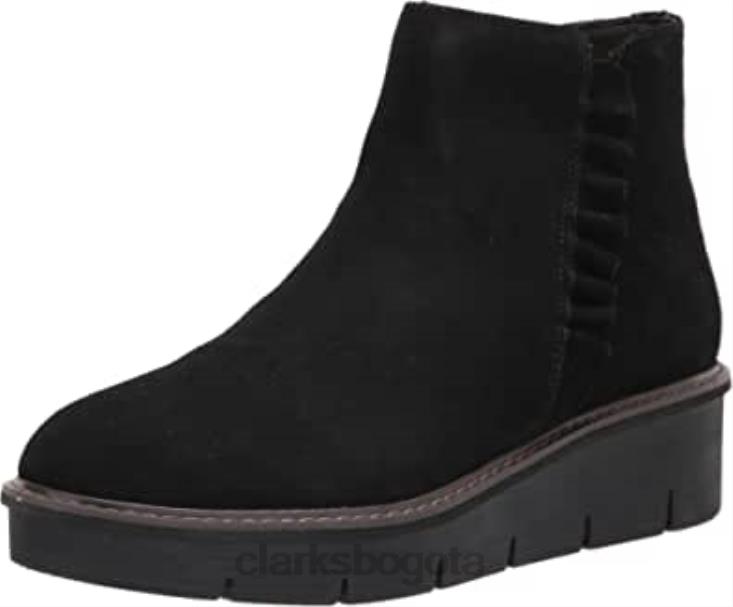 Clarks 0DX8L2149 botas chelsea airabell vibe para mujer clarks ante negro mujer ante negro