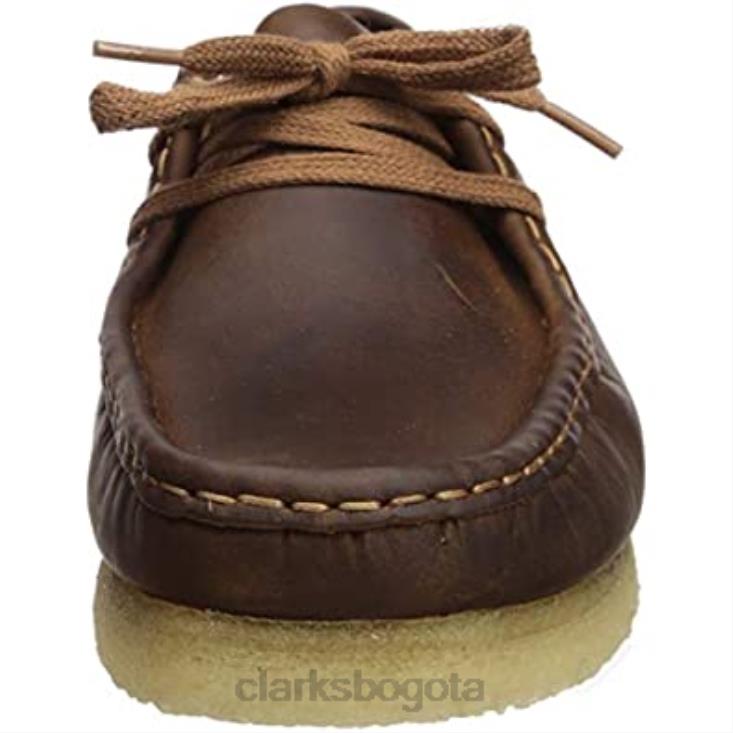 Clarks 0DX8L215 mocasín wallabee para mujer clarks beeswax mujer cera de abejas