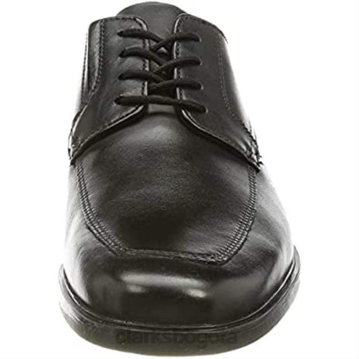 Clarks 0DX8L2156 delantal howard negro hombre oxford-schuh clarks hombres cuero negro