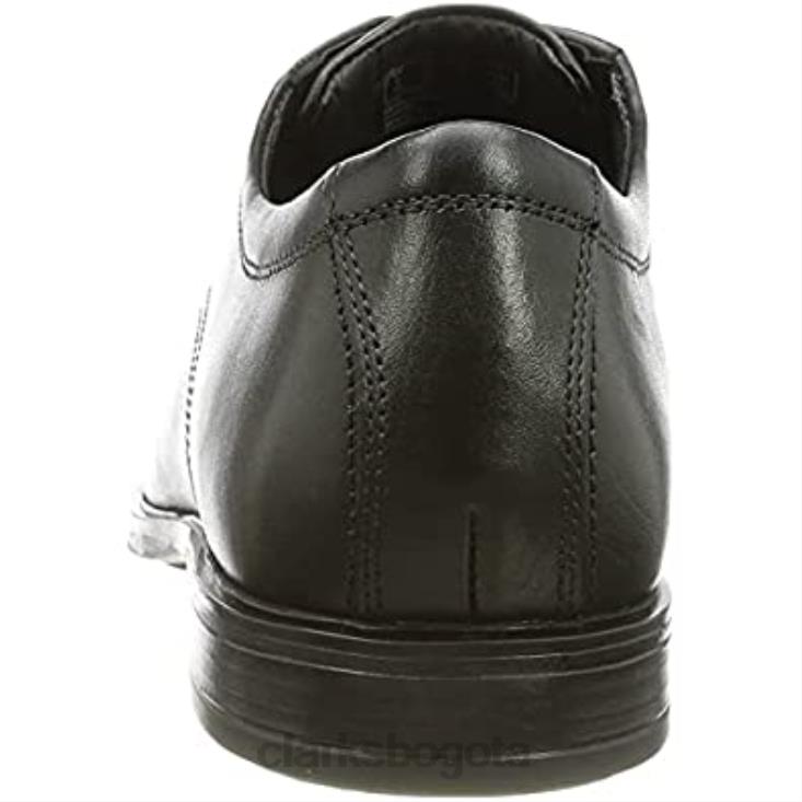 Clarks 0DX8L2156 delantal howard negro hombre oxford-schuh clarks hombres cuero negro