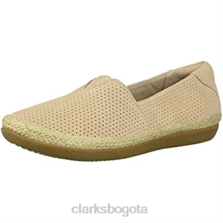 Clarks 0DX8L2157 mocasín danelly sky para mujer plano clarks blush ante mujer gamuza ruborizada