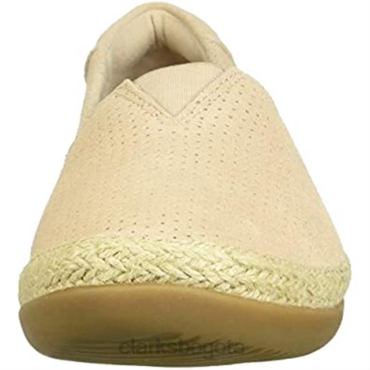 Clarks 0DX8L2157 mocasín danelly sky para mujer plano clarks blush ante mujer gamuza ruborizada