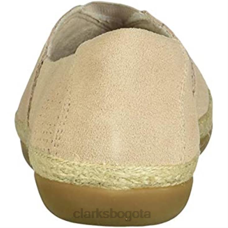 Clarks 0DX8L2157 mocasín danelly sky para mujer plano clarks blush ante mujer gamuza ruborizada