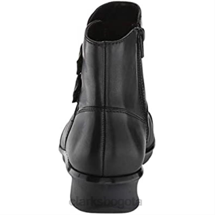 Clarks 0DX8L2158 botas de moda Hope Cody para mujer de cuero negro clarks mujer cuero negro
