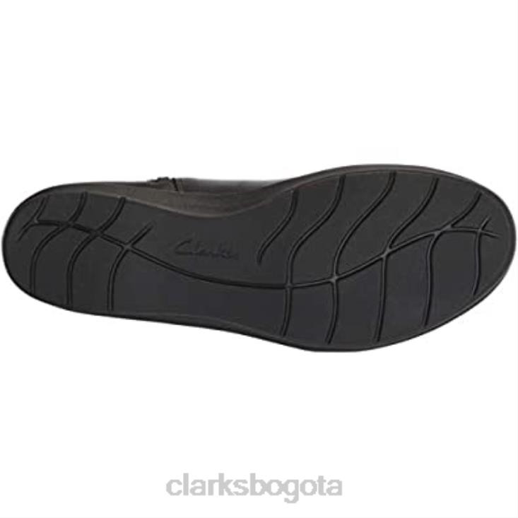 Clarks 0DX8L2158 botas de moda Hope Cody para mujer de cuero negro clarks mujer cuero negro