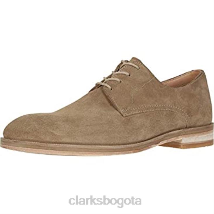 Clarks 0DX8L2159 hombre oliver lace oxford clarks ante arena oscuro hombres gamuza arena oscura
