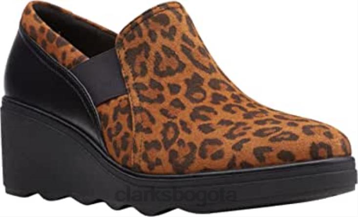 Clarks 0DX8L216 mocasines clarks mazy squam con estampado de leopardo para mujer mujer estampado de leopardo